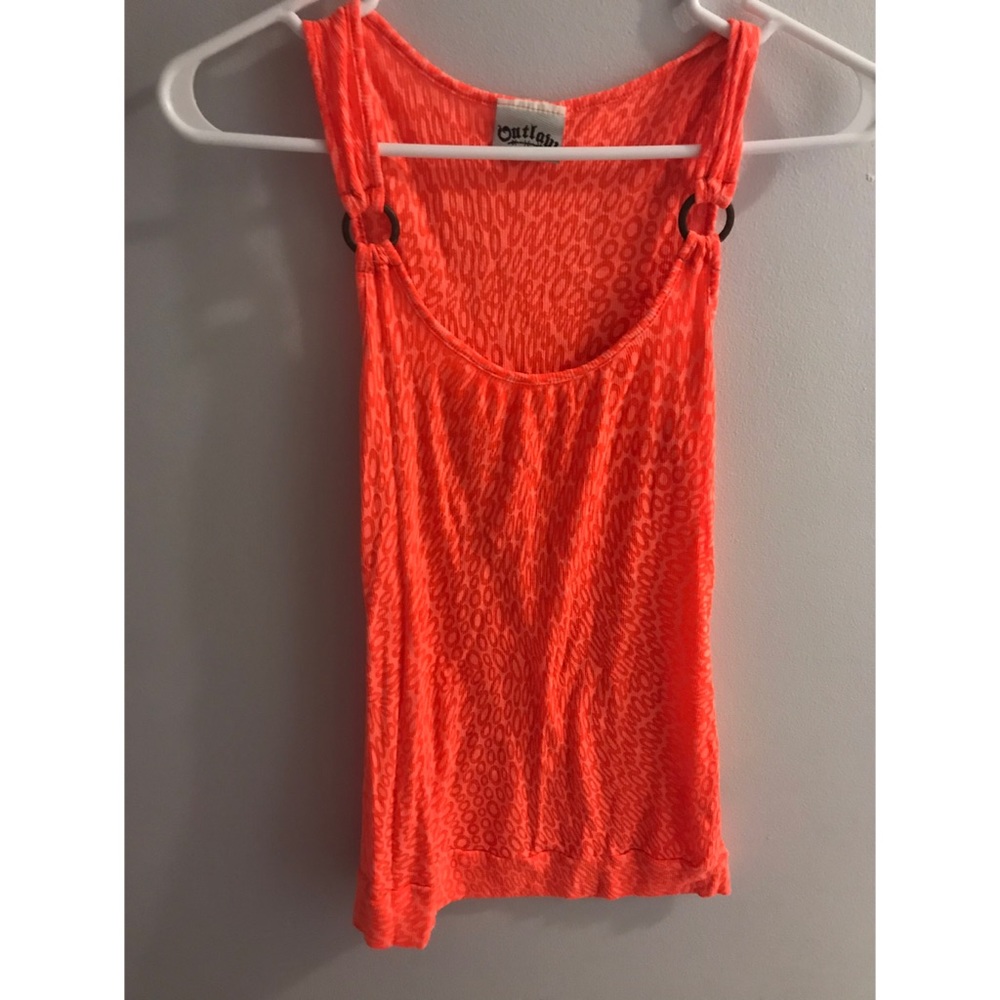 Orange tank top